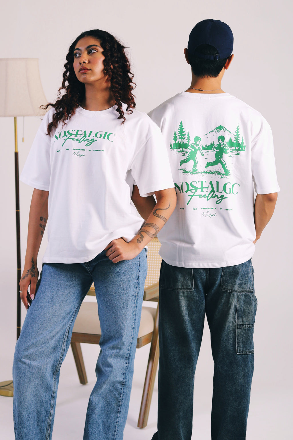 Nostalgic Feeling Boxy Fit T-shirt