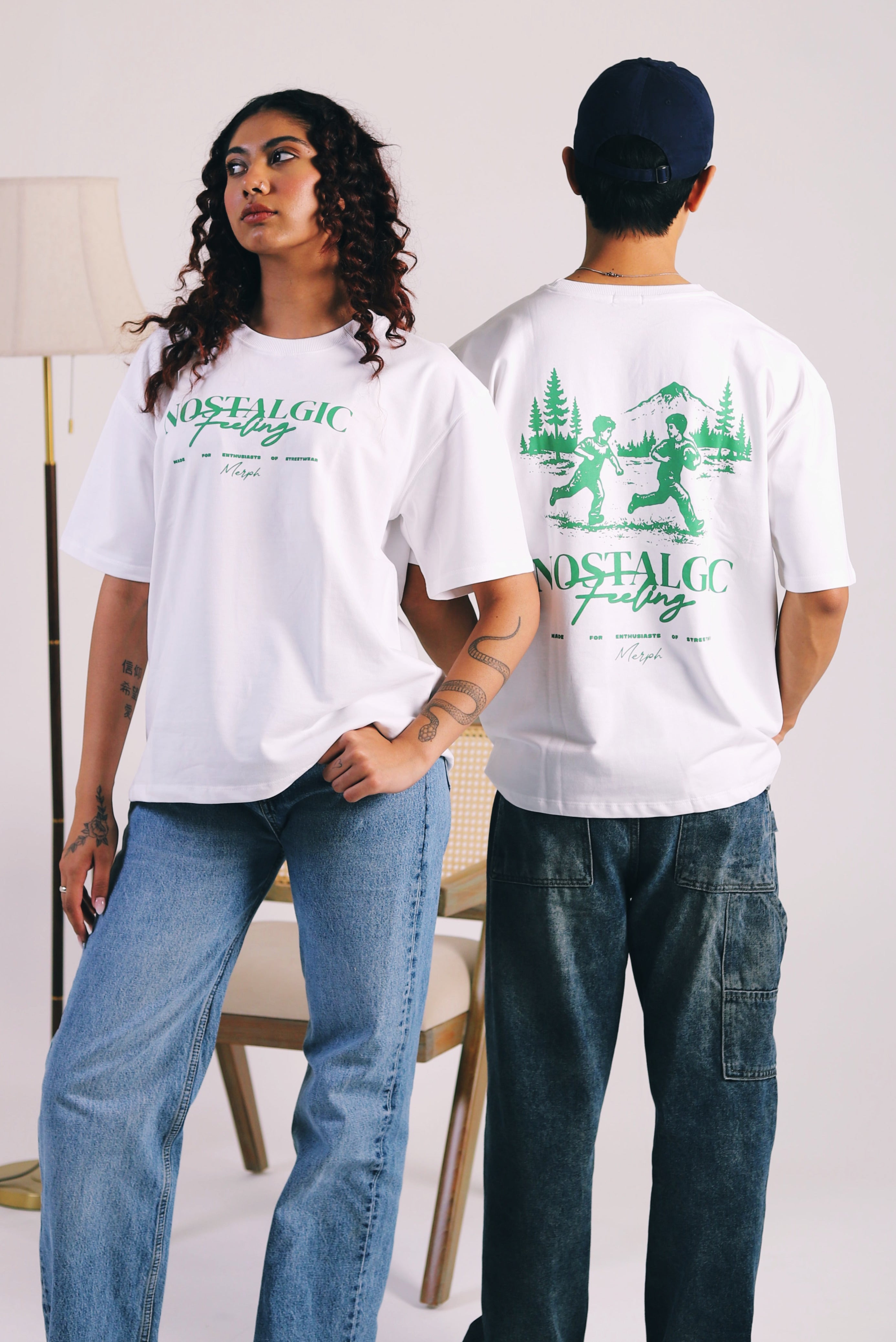 Nostalgic Feeling Boxy Fit T-shirt