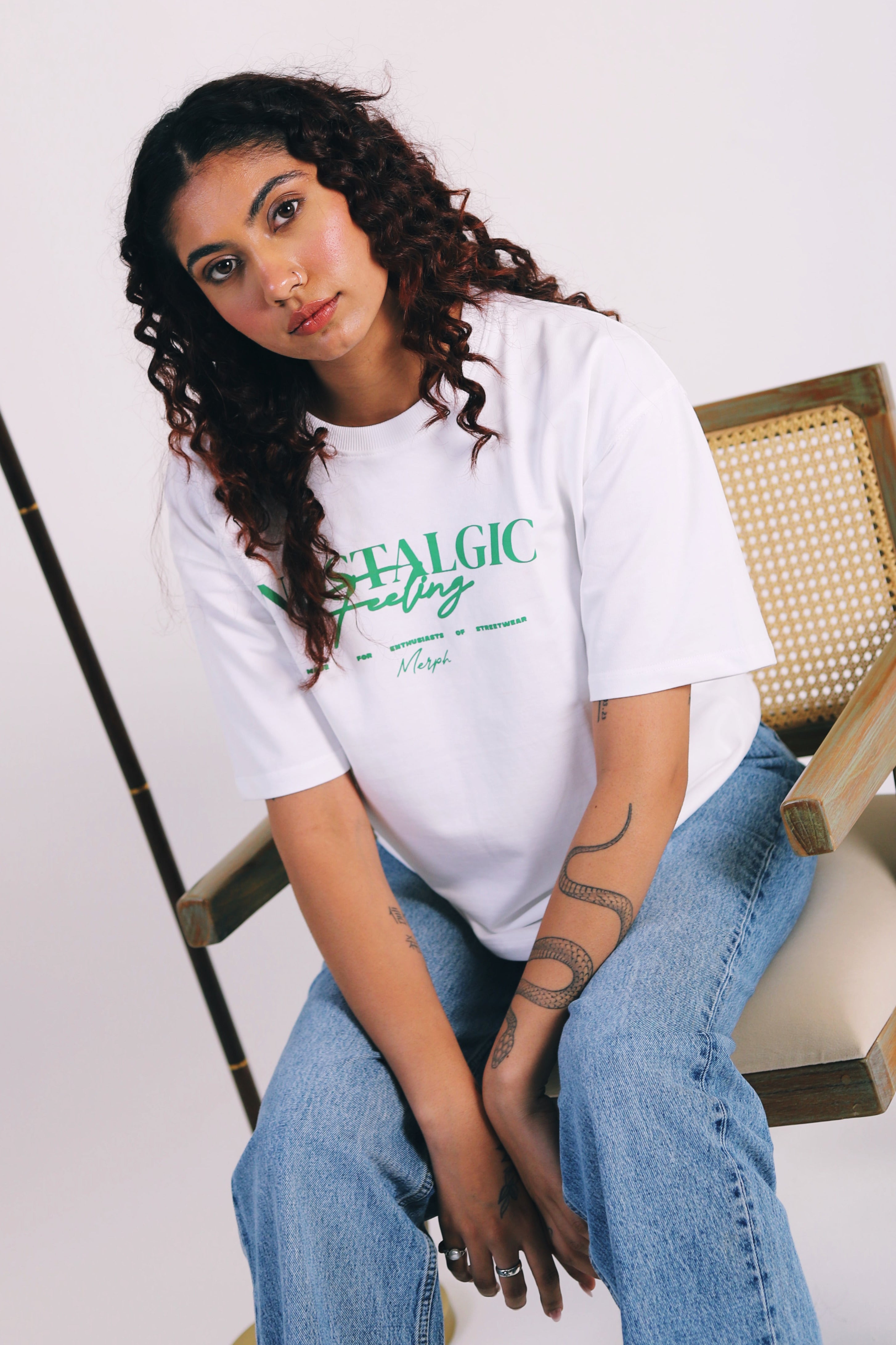 Nostalgic Feeling Boxy Fit T-shirt